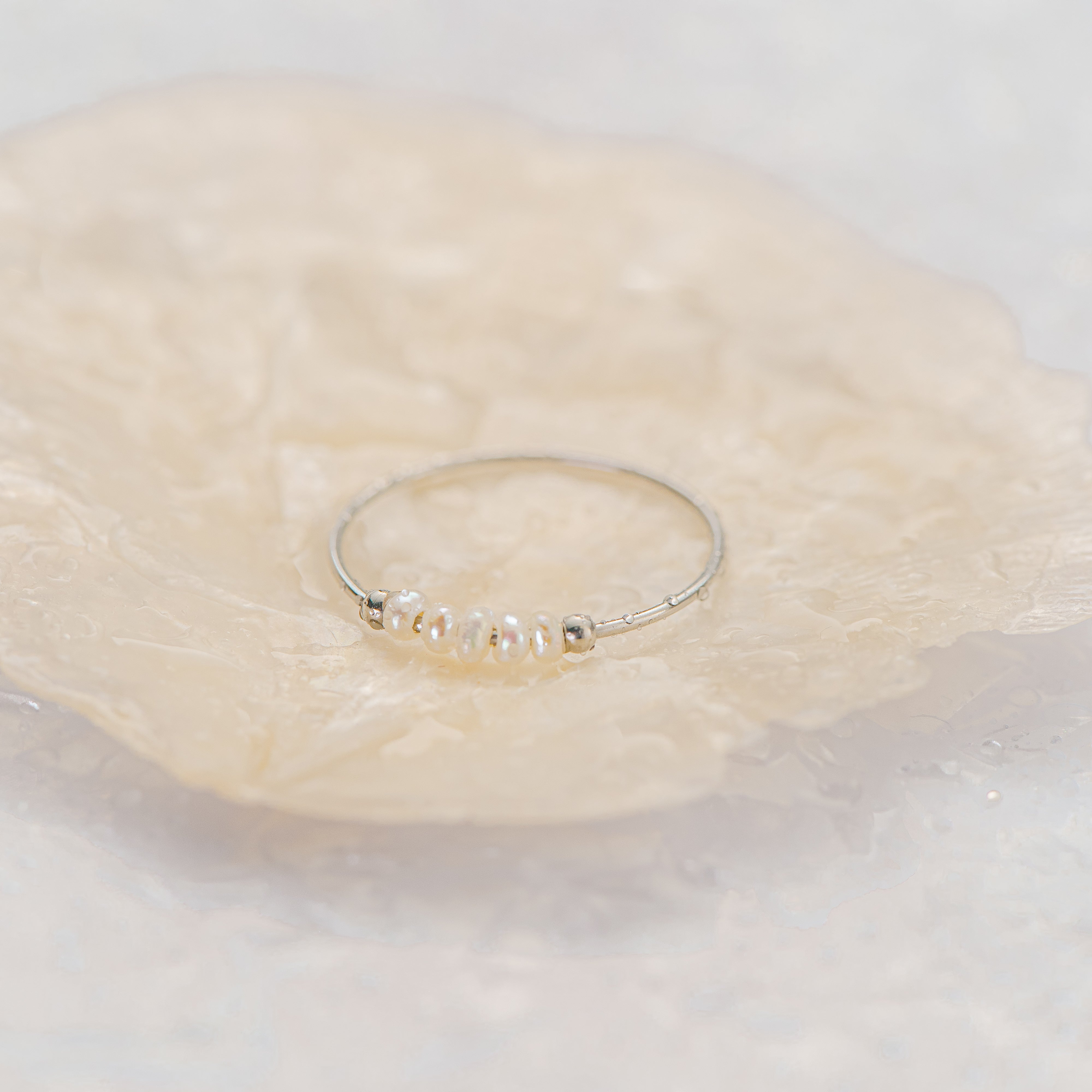 AROHA MINI PEARL RING
